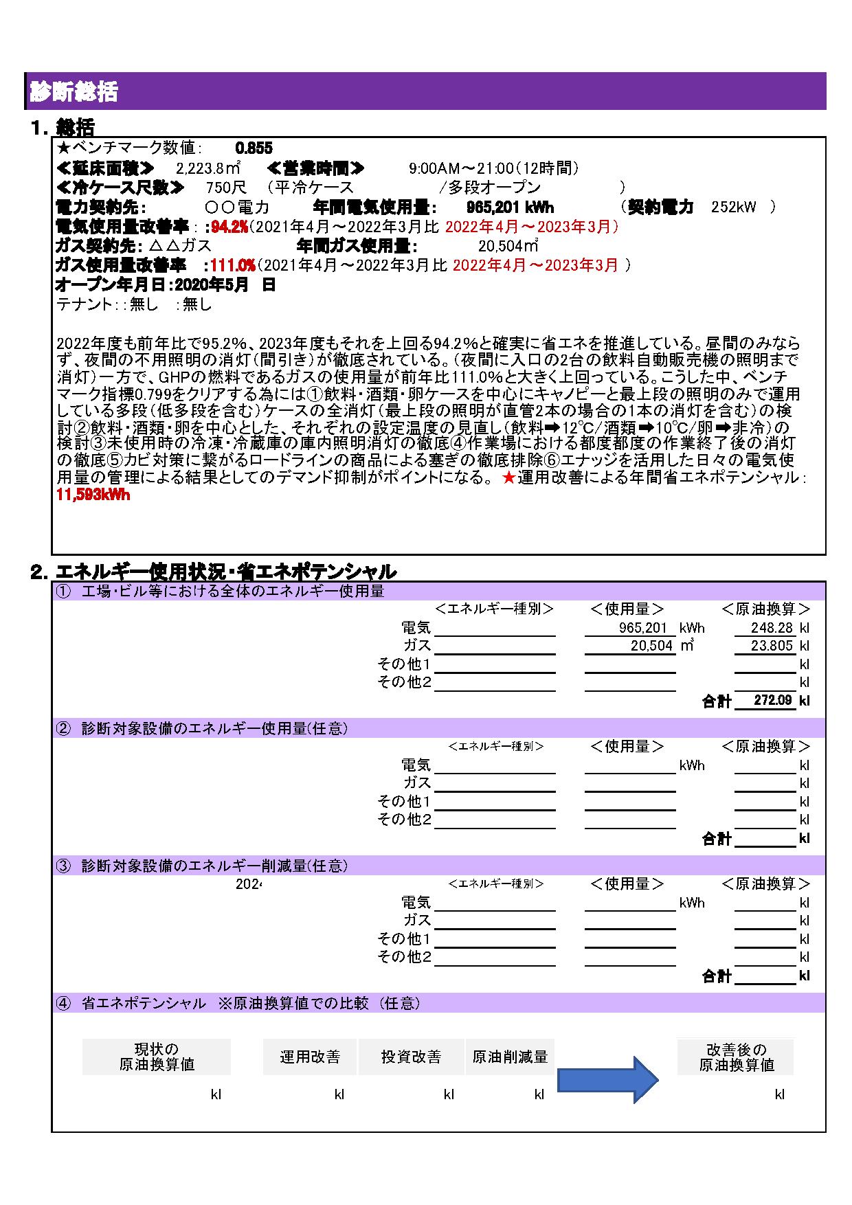 商業施設・電力削減事例 p2